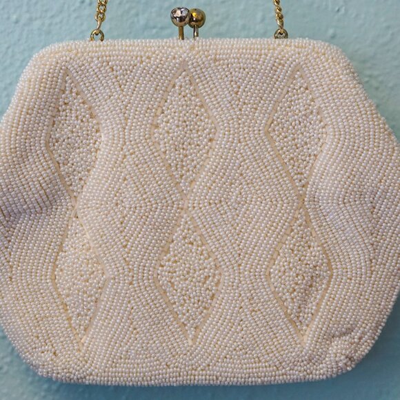 Vintage beaded evening clutch by Bags by Debbie made in Japan - Picture 2 of 5